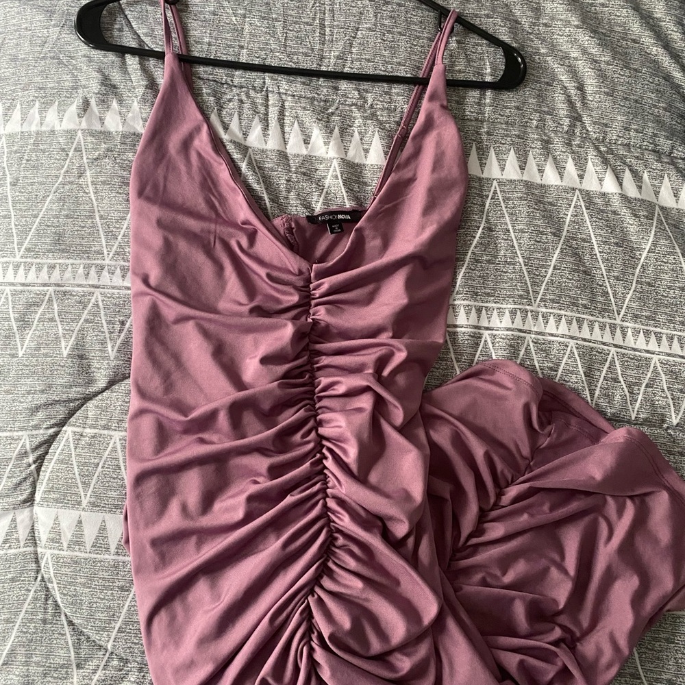 Fashion Nova Ruched Dress